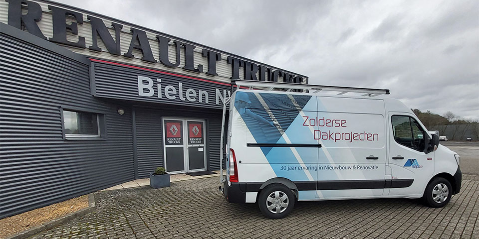 Zolderse Dakprojecten rekent voor 100% op de Renault Trucks Master