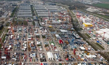 Bauma-overzichtsfoto