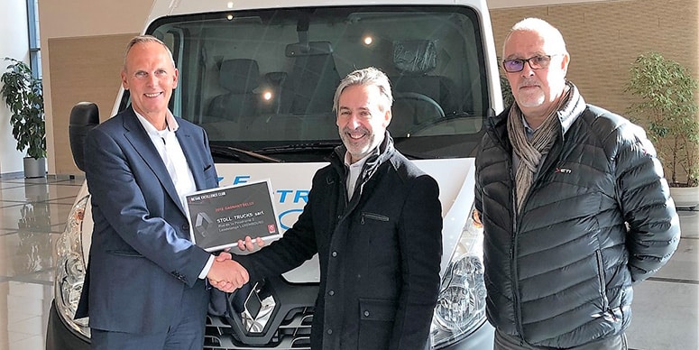 Stoll Trucks Luxemburg wordt één van de beste 30 Renault Trucks-dealers ter wereld