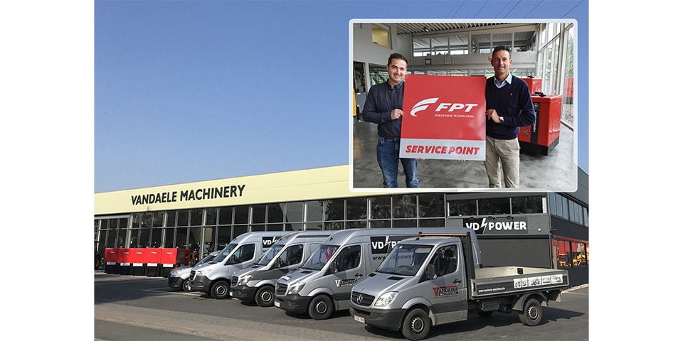 Vandaele Machinery is Service Point voor FPT motoren