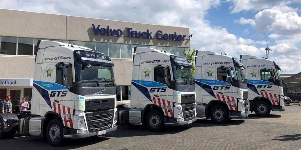 Group-GTS neemt zes Volvo Trucks op LNG in gebruik