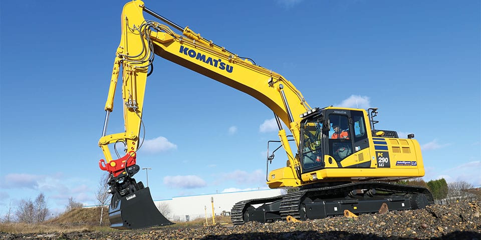 Nieuwe Komatsu intelligente graafmachines