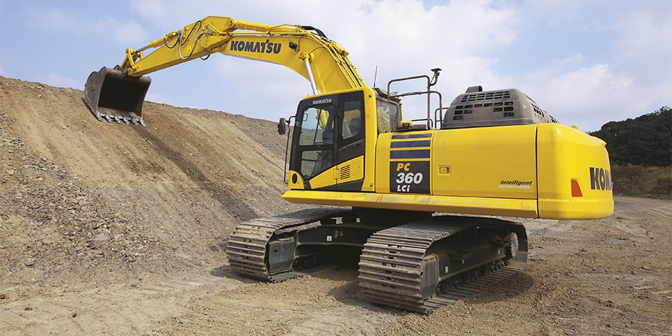 BIA presenteert de Komatsu hydraulische graafmachine PC360LCi-11 op Matexpo