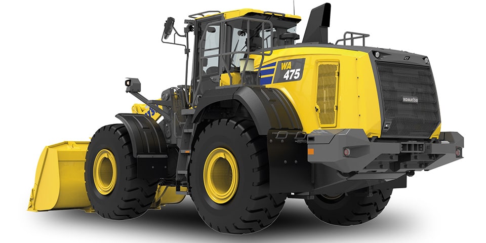 Komatsu Europe presenteert de compleet nieuwe wiellader WA475-10 op de Bauma 2019