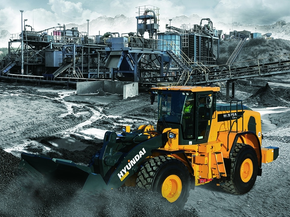 Hyundai Construction Equipment Europe introduceert de HL975A CVT wiellader