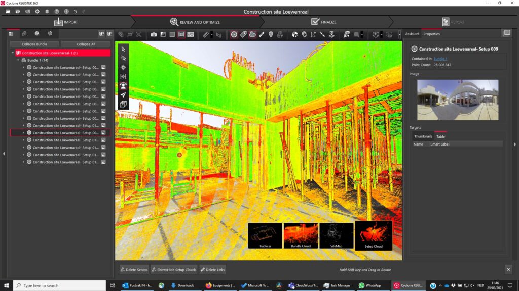 printscreen RTC360 pointcloud