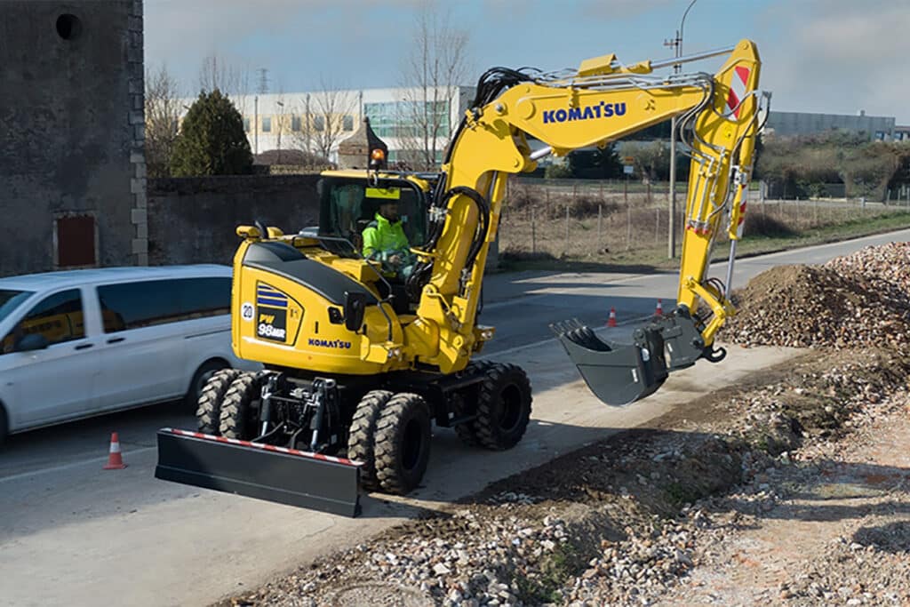 Nieuwe mobiele midigraafmachine vult kloof tussen compacte en grote bouwmachines