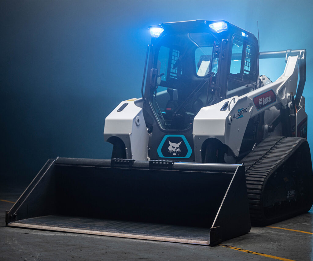 Bobcat T7X: de eerste volledig elektrische compacte rupslader ter wereld