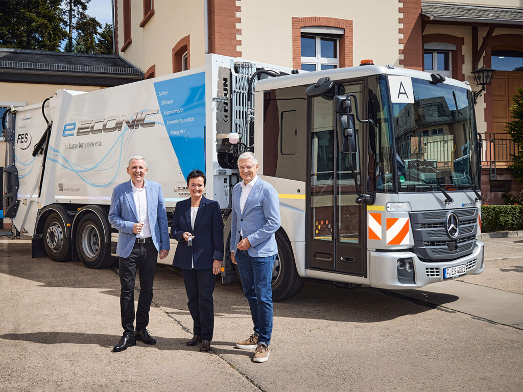 Laatste testfase voor start van serieproductie: Mercedes-Benz eEconic verdient zijn sporen tijdens klantentests in het Rijn-Maingebied
