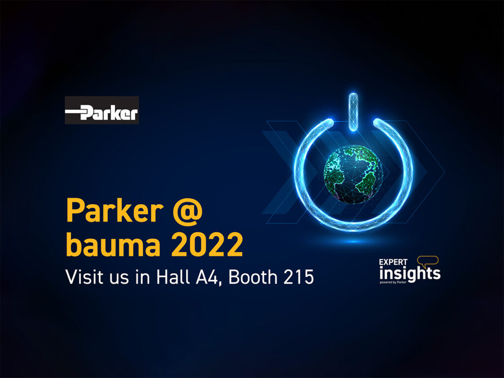 Parker ontwikkelt een groenere toekomst op Bauma 2022