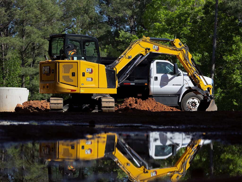 Nieuwe e-limiet- en Indicate-technologieën voor Cat® hydraulische minigraafmachines