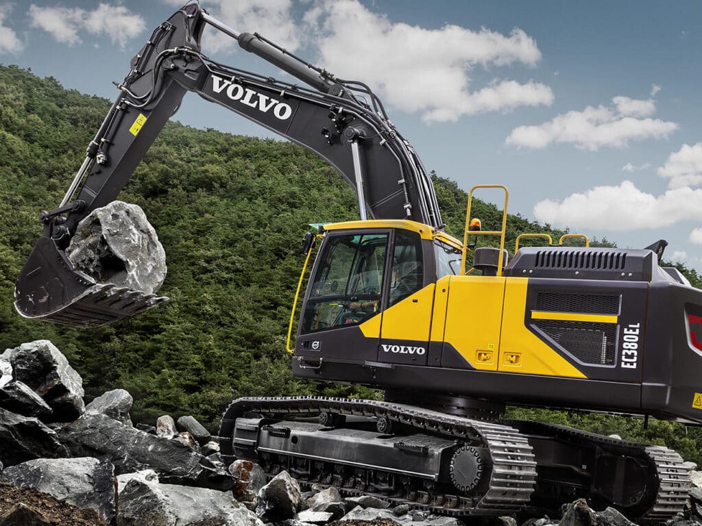 Volvo EC380E Hybrid: groener en zuiniger