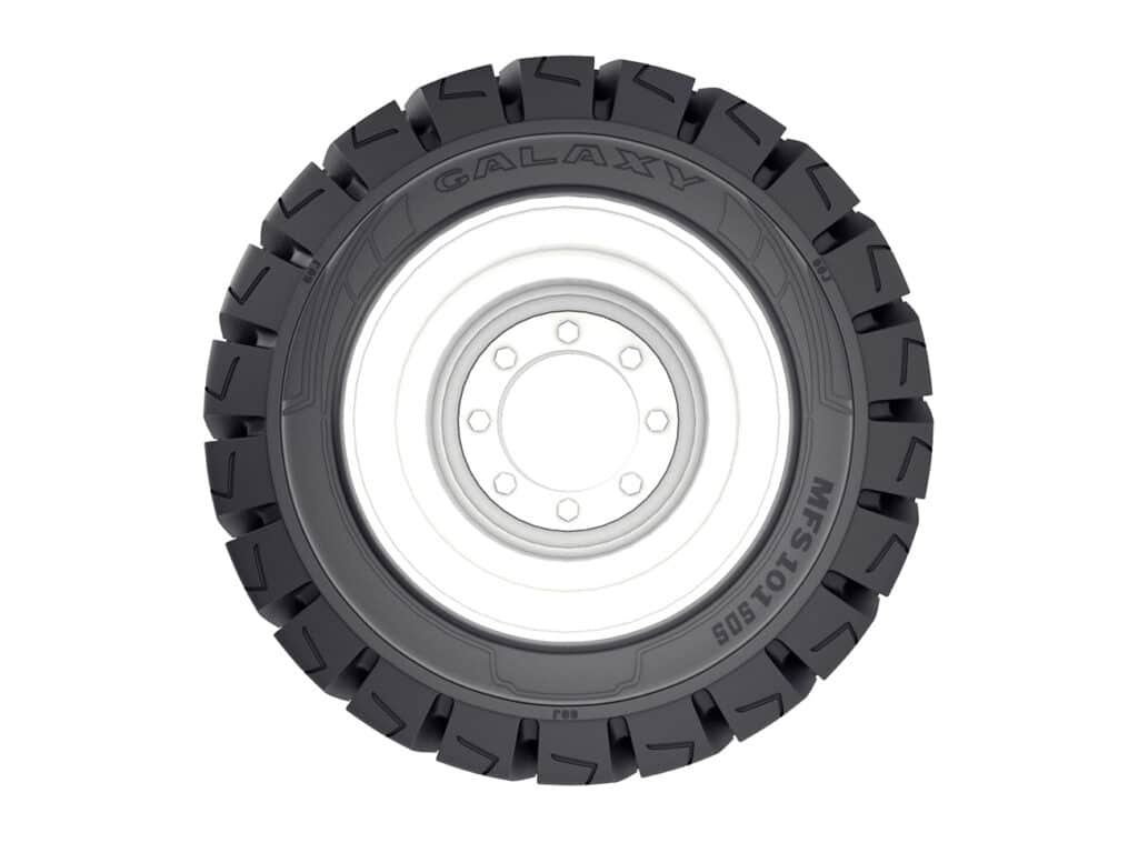 Nieuwe generatie massieve vorkheftruckbanden voor zware magazijn- en industriële toepassingen door Yokohama Off-Highway Tires