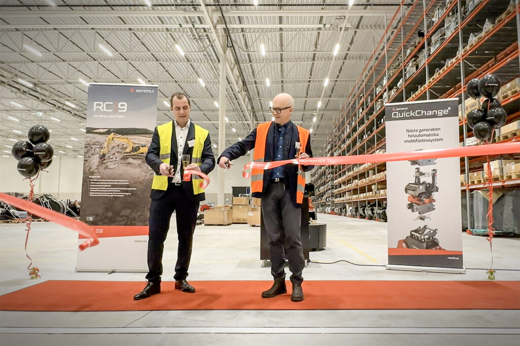 Het nieuw gebouwde centrale magazijn van Rototilt is in gebruik genomen: “Een belangrijke dag voor onze klanten”