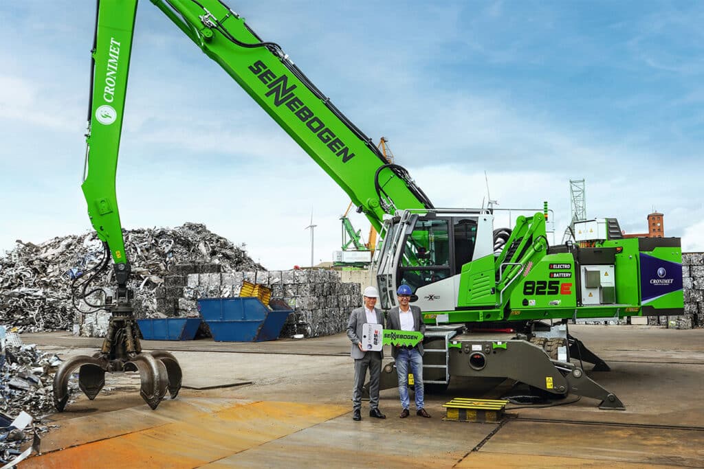 Grootste overslagmachine ooit op Bauma overschaduwd door 825 Electro Battery