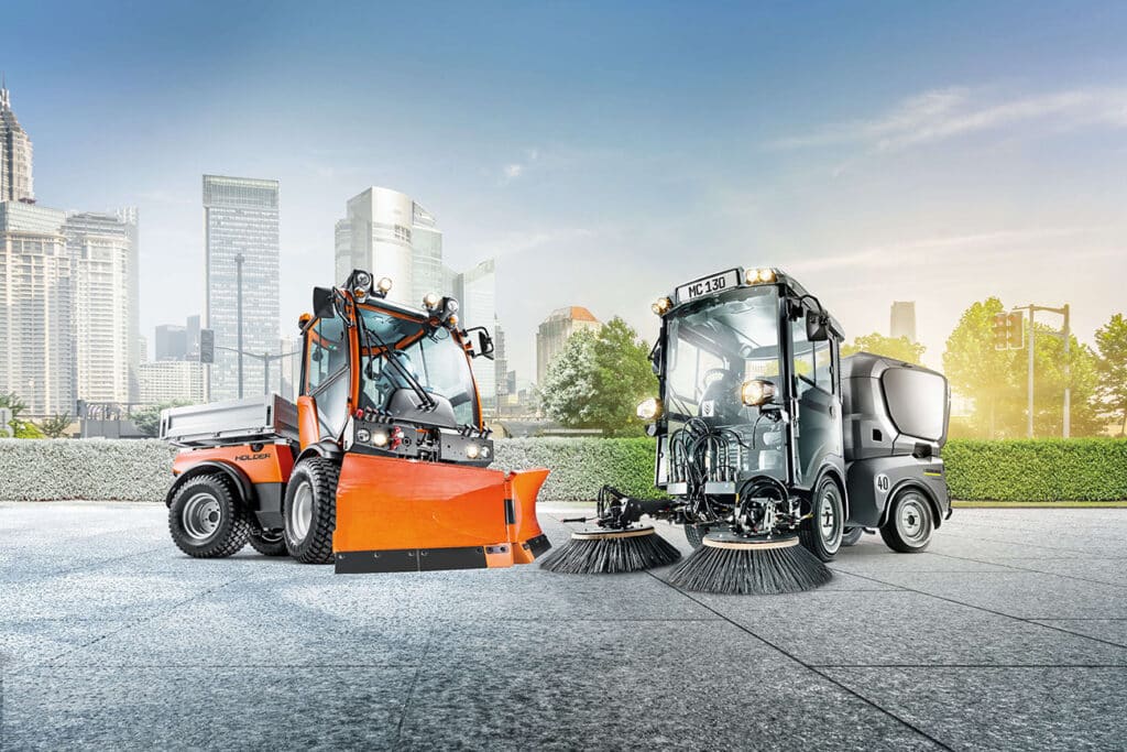 Kärcher toont multifunctionele straatveegmachine op Municipalia
