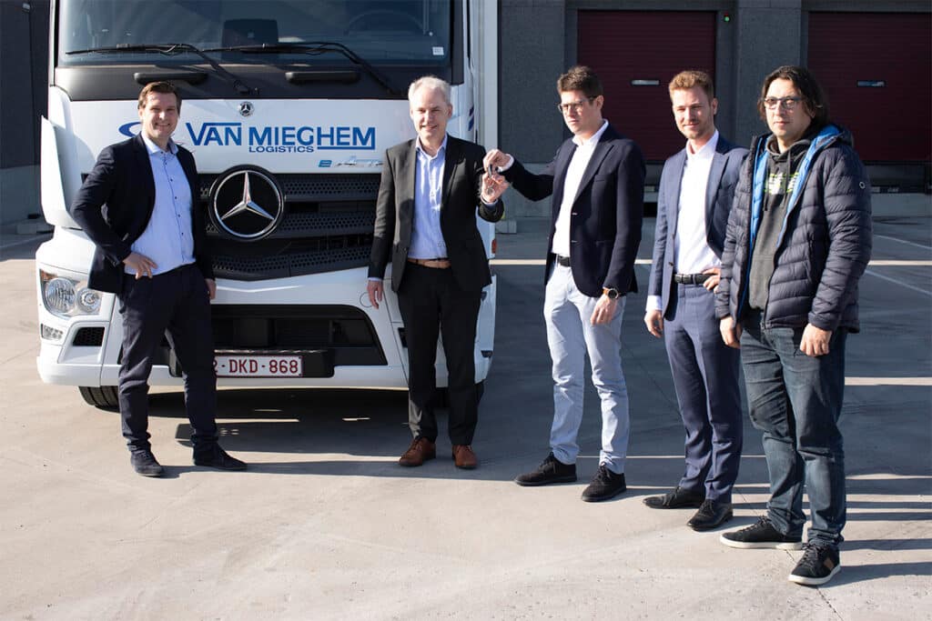 Van Mieghem Logistics zet eActros in voor distributiewerk