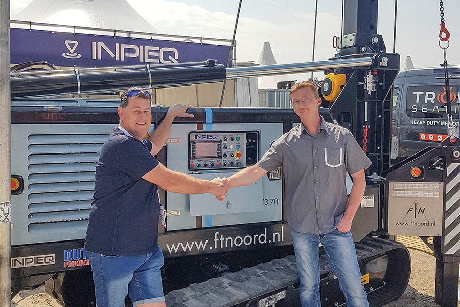 Innovatieve compacte funderingsmachines met registratiesysteem