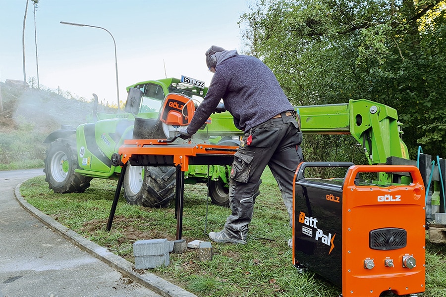 Mobiele Battpack-accu werkt milieuvriendelijk