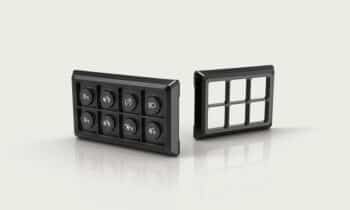 NIEUW – Beschermrand voor de Serie 09 robuuste keypads. 11