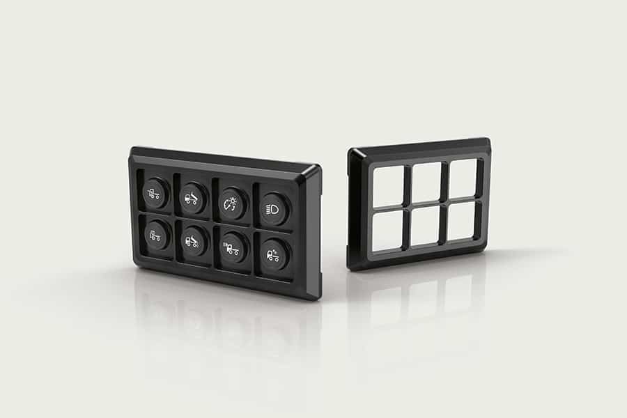 NIEUW – Beschermrand voor de Serie 09 robuuste keypads.