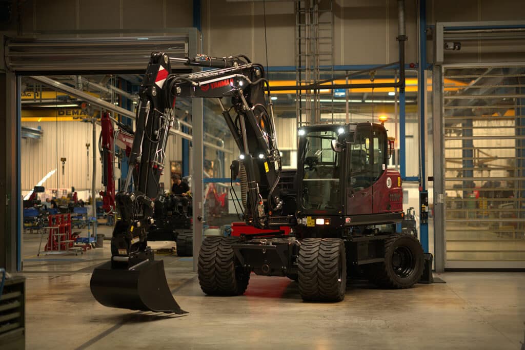 Reden voor een feestje: Yanmar CE EMEA produceert haar 16 duizendste mobiele graafmachine