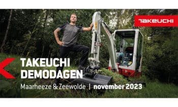 Probeer nieuwe types & bekijk occasions op de Takeuchi demodagen! 10