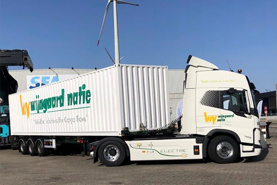 Wijngaard Natie zet eerste Volvo FM Electric in voor transporten binnen de Antwerpse haven