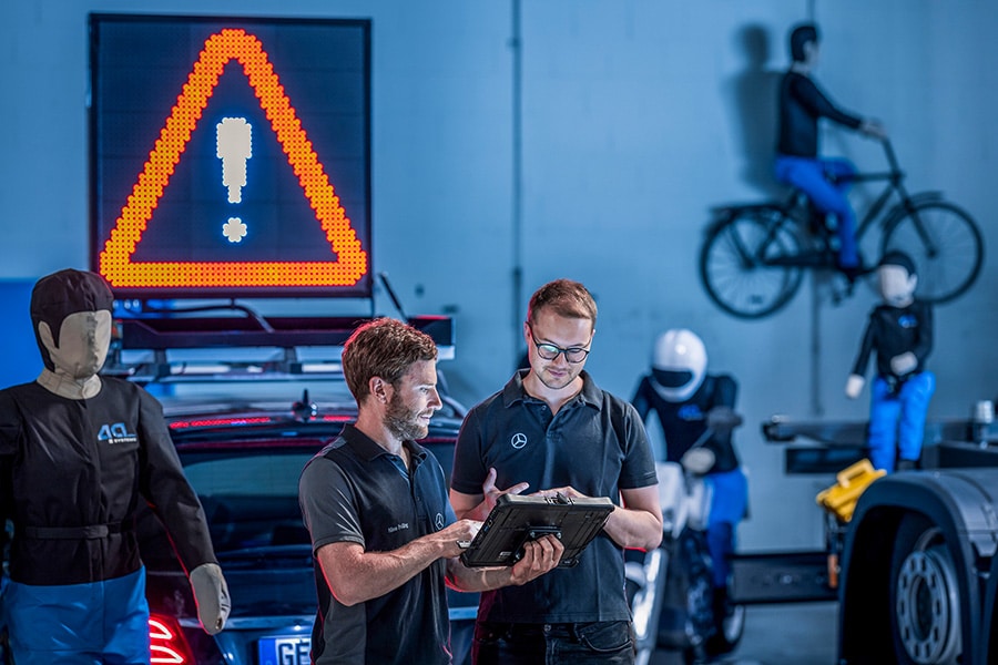 Daimler Truck onderzoekt intensief zijn nieuwe en verder ontwikkelde veiligheidsassistentiesystemen