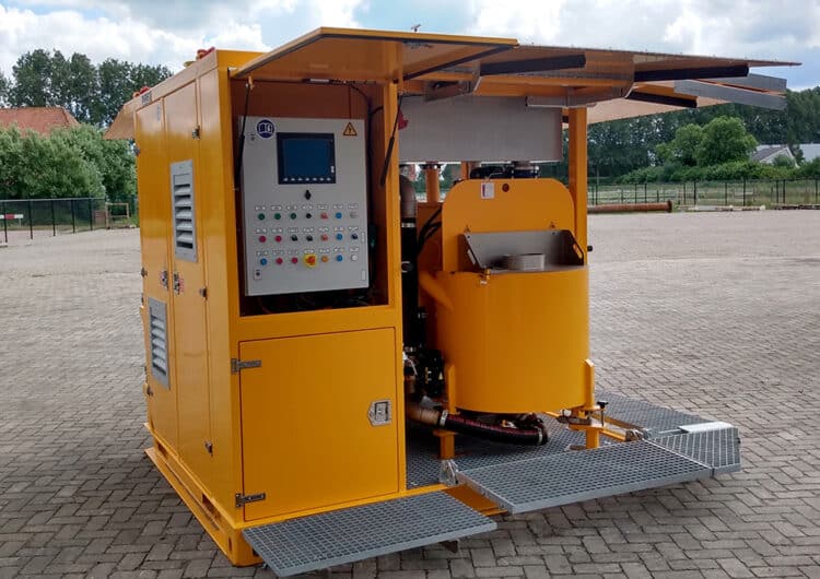 Groutunits op maat met geïntegreerde watertank 2