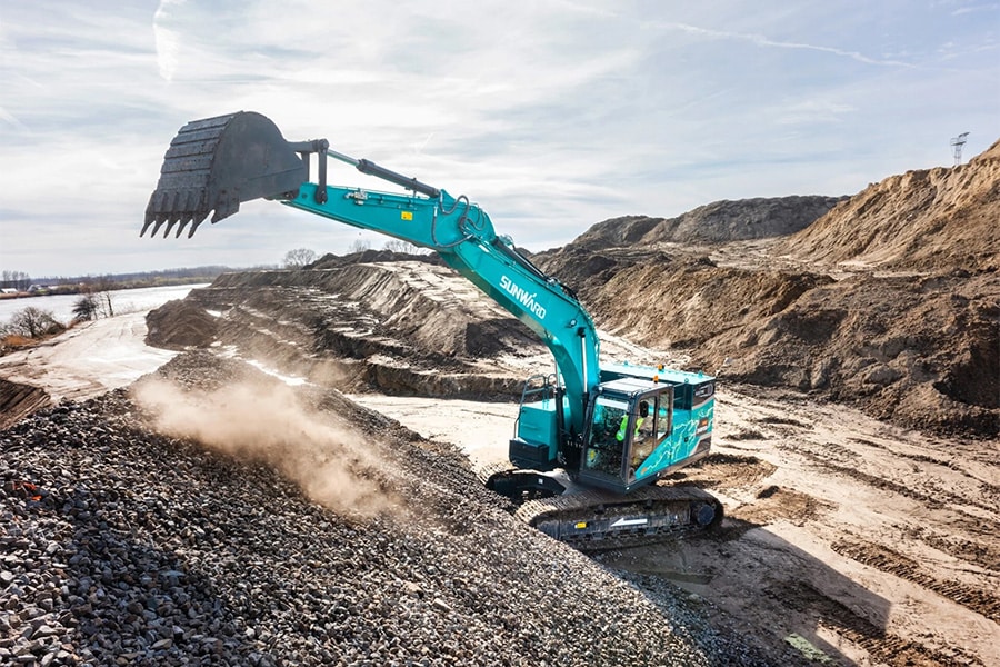 Reesink Construction Equipment voegt elektrische Sunward graafmachines toe aan het leveringsprogramma