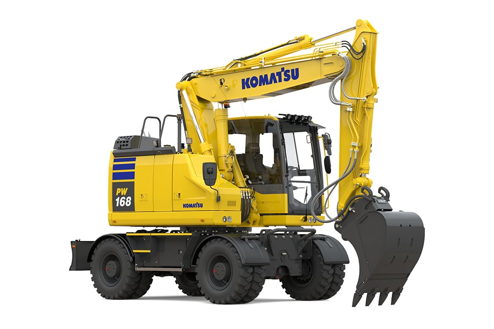 Nieuwe Komatsu PW168-11 en PW198-11 zetten de nieuwe standaard!