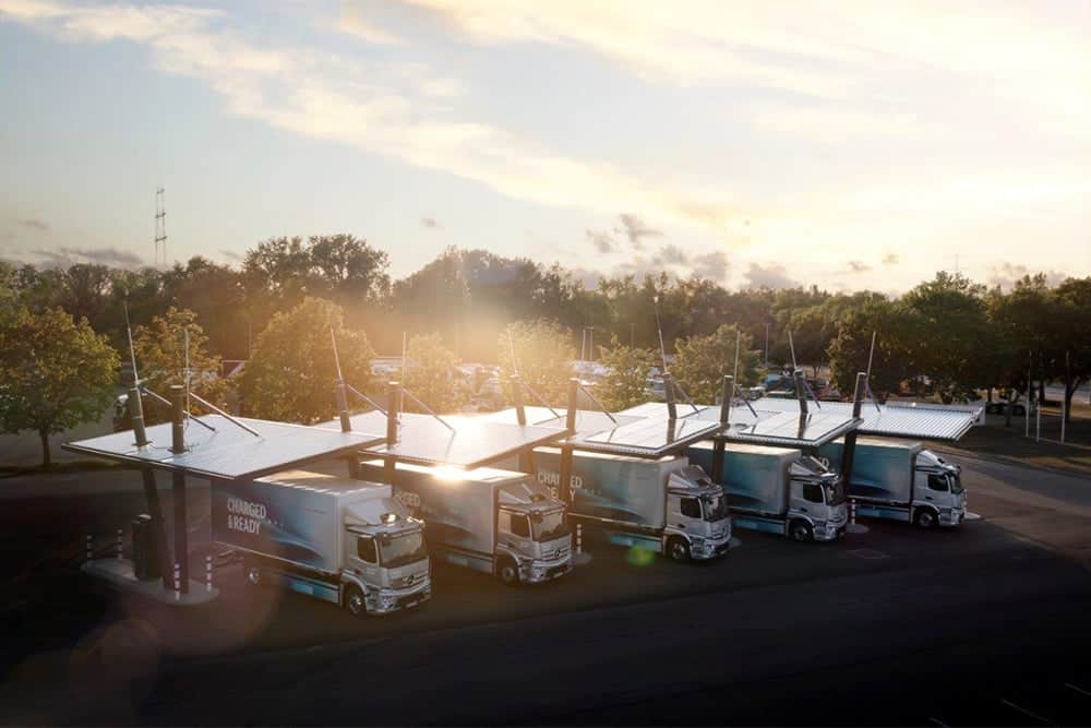 Daimler Truck bundelt e-infrastructuur en oplaaddiensten in Europa onder het nieuwe merk TruckCharge