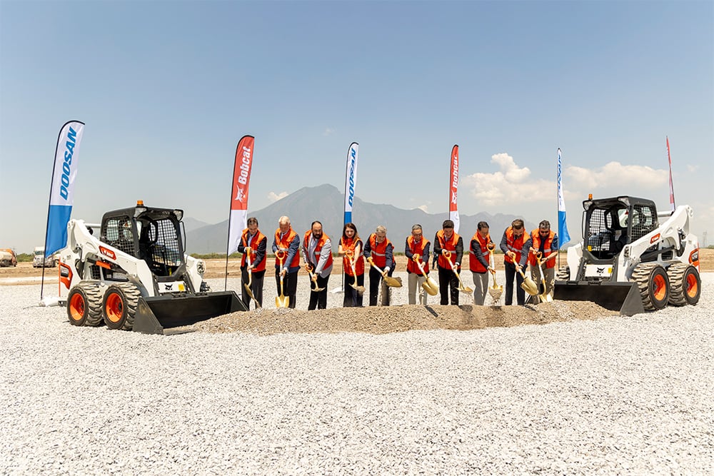 Bobcat start met de bouw van een nieuwe fabriek voor compacte laders in Mexico