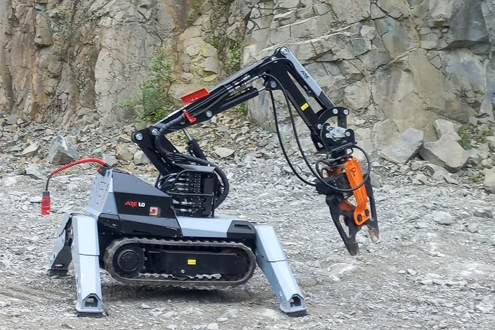 Nieuwe radiogestuurde slooprobot