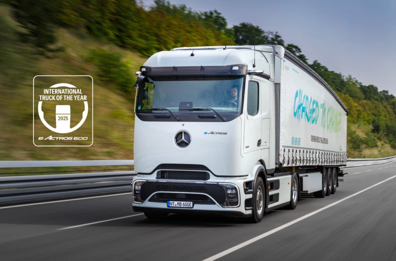 Mercedes-Benz eActros 600 is “International Truck of the year 2025”
