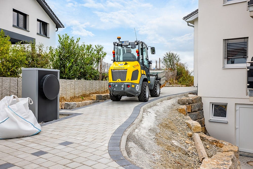 Kramer presenteert de nieuwe 5045 wiellader: Gigantisch vermogen, eenvoudig te transporteren