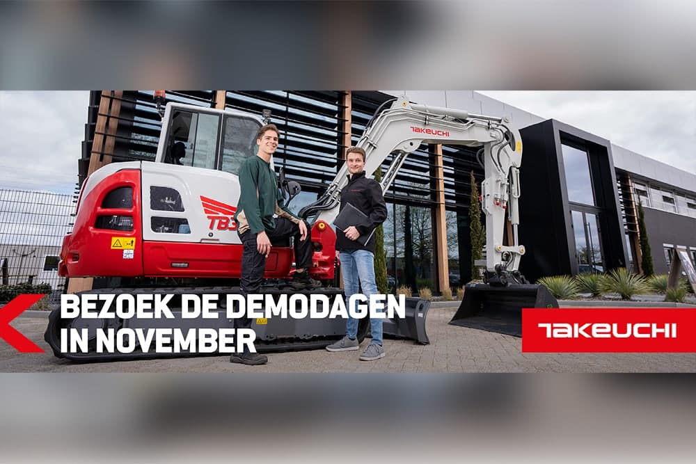 7 redenen om de Takeuchi demodagen te bezoeken!