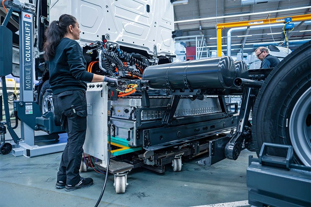 Daimler Truck viert de start van de serieproductie van de Mercedes-Benz eActros 600 in Wörth