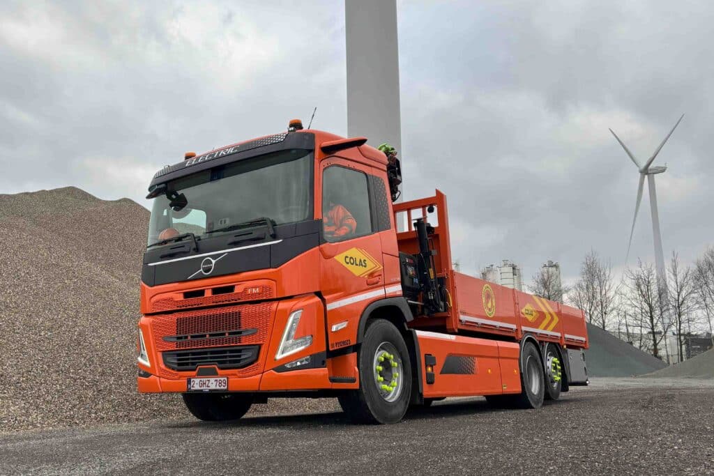 Colas Belgium neemt eerste Volvo FM Electric in gebruik
