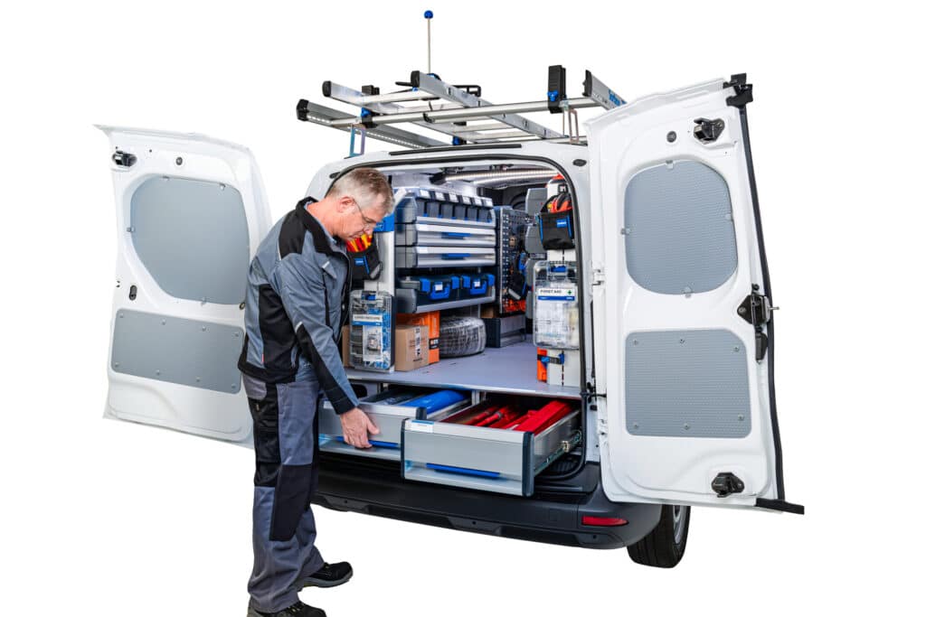 Sortimo lanceert nieuwe Jumbo Unit: lichter, sterker en slimmer ingericht