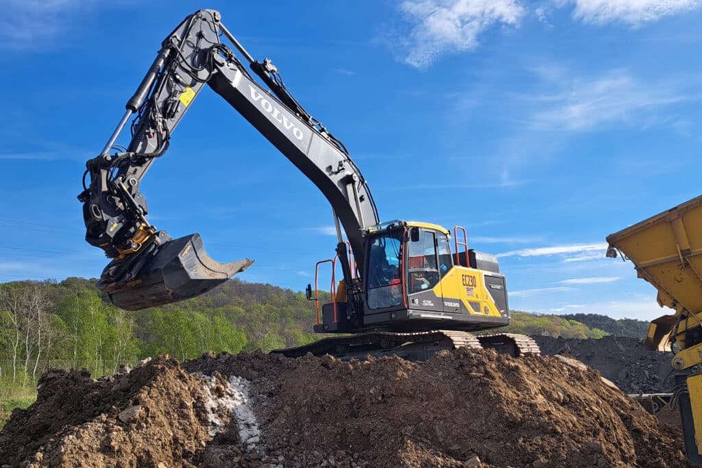 SARPI Remediation Belgium test Volvo EC230 electric