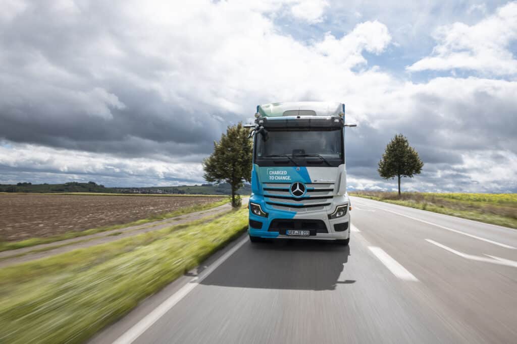 Mercedes-Benz Trucks presenteert de nieuwe eActros 400 op basis van de eActros 600 7