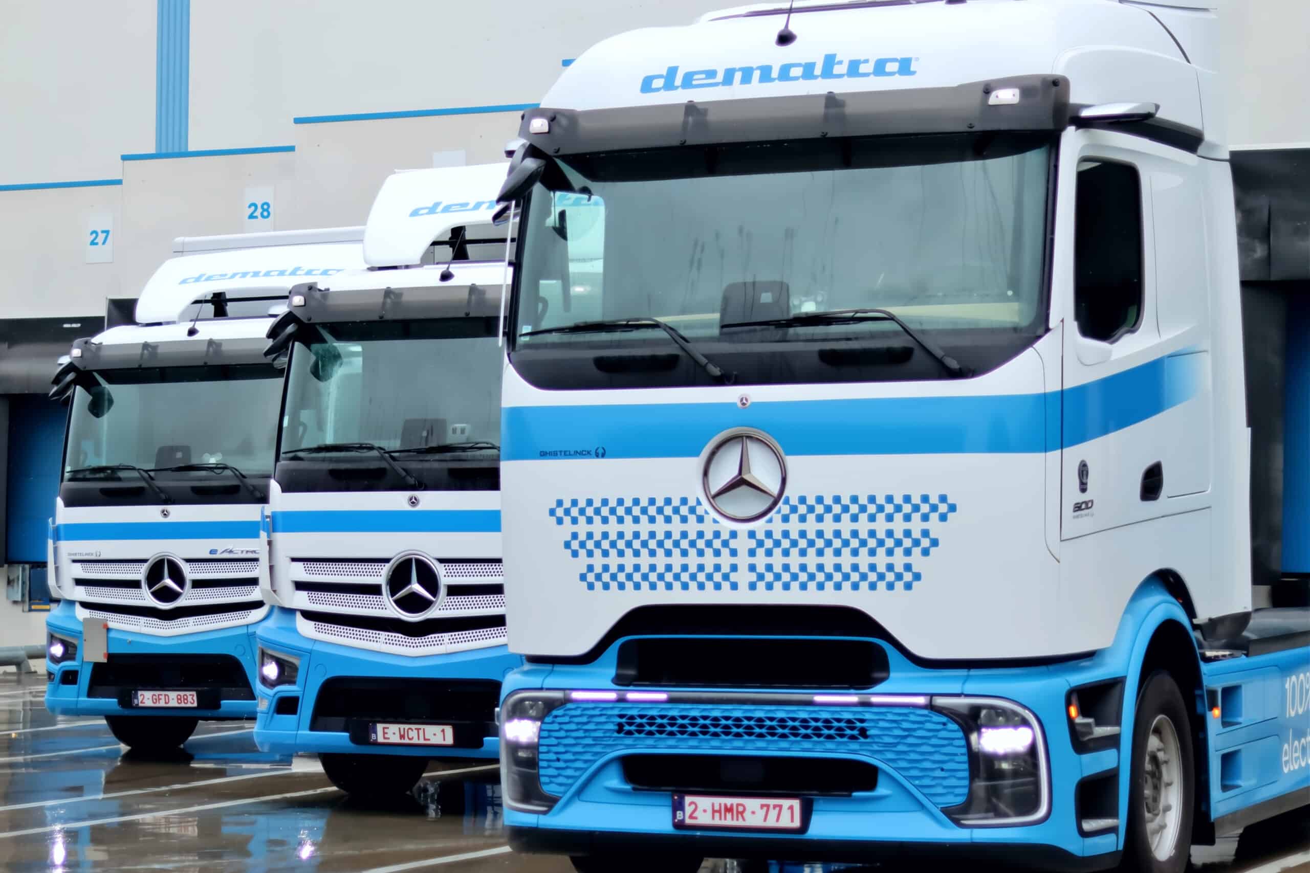 Dematra eerste Belgische transporteur met volledige Mercedes-Benz eActros-range in dagelijkse operaties 4