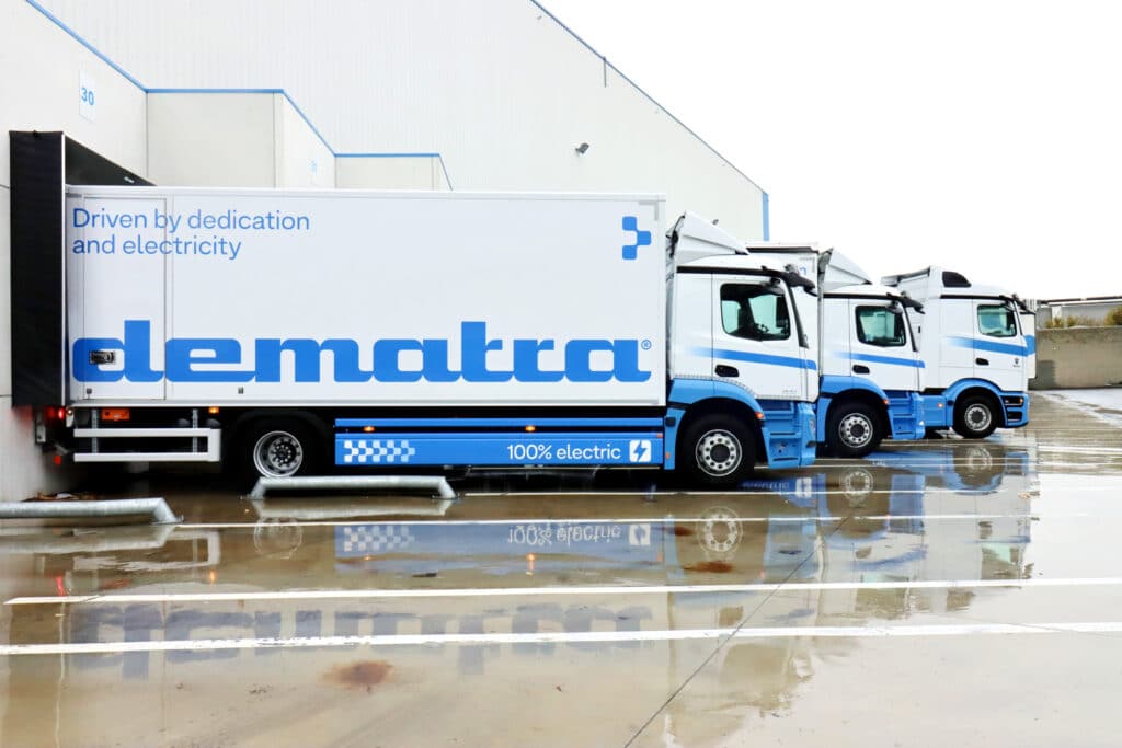 Dematra eerste Belgische transporteur met volledige Mercedes-Benz eActros-range in dagelijkse operaties 2