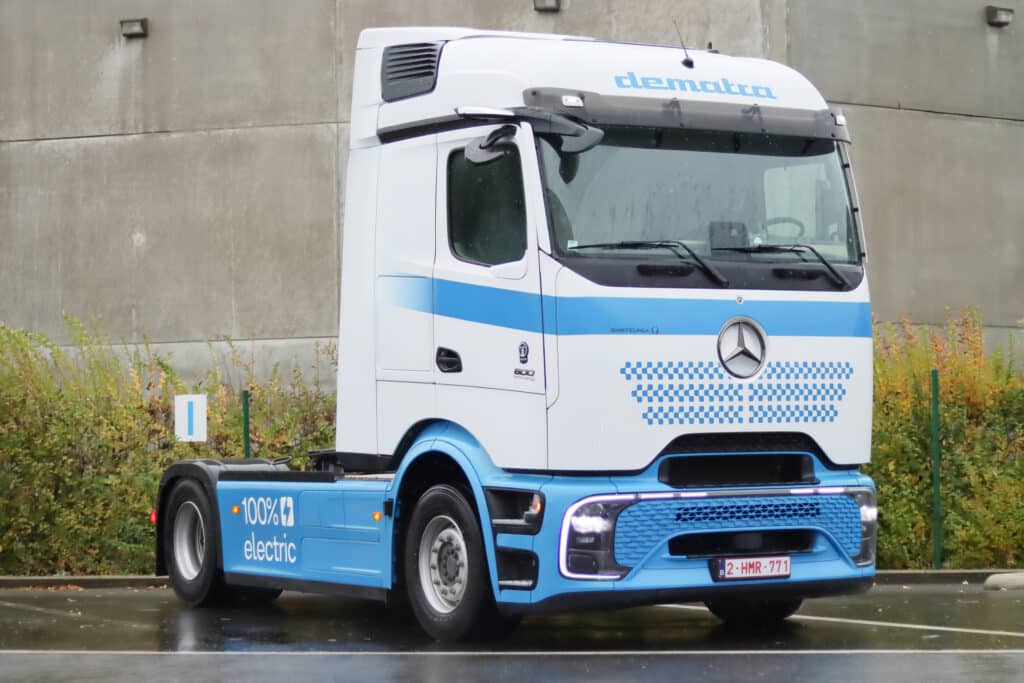 Dematra eerste Belgische transporteur met volledige Mercedes-Benz eActros-range in dagelijkse operaties 3
