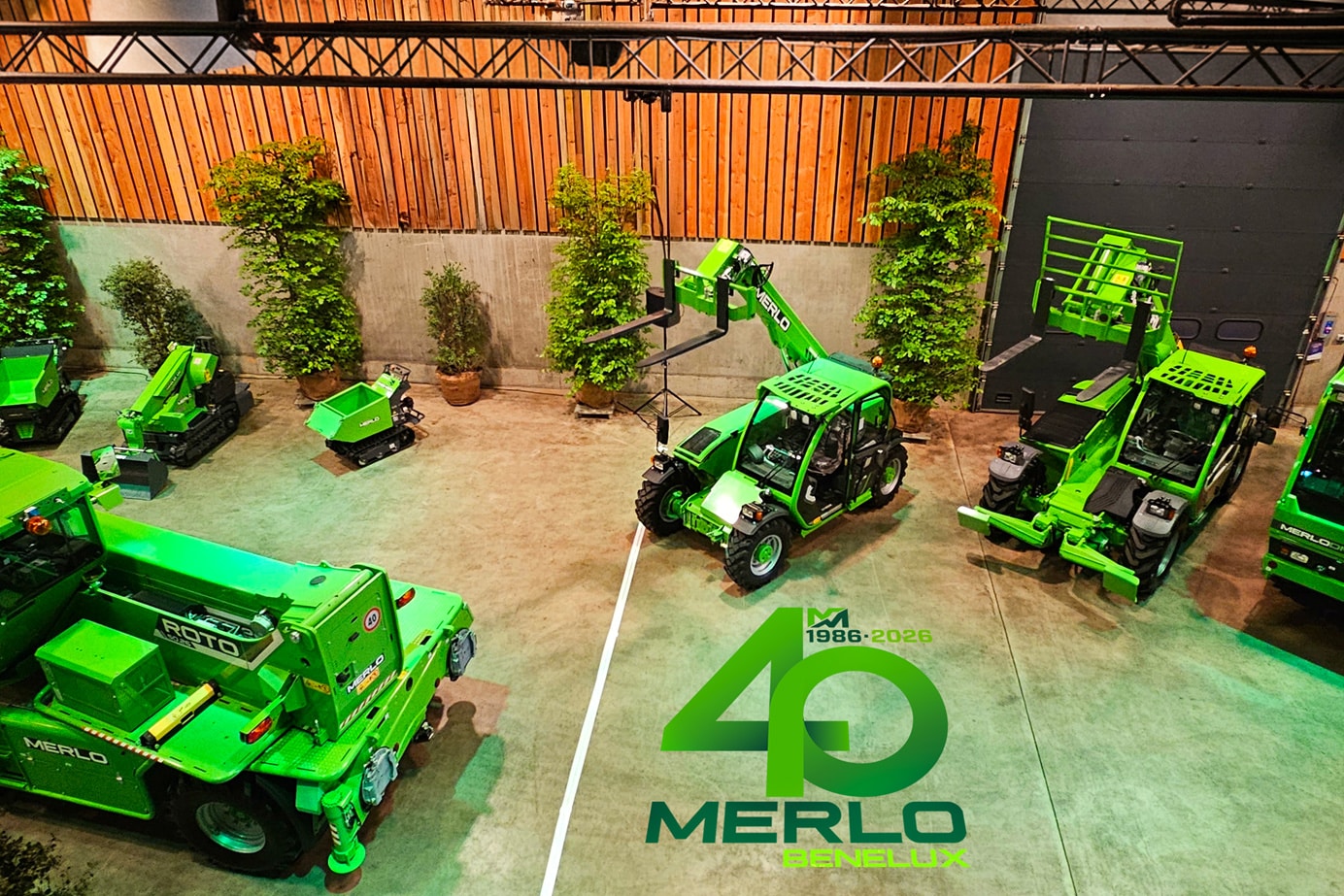  De Lille NV viert 40 jaar Merlo Benelux / Lendelede, België 3