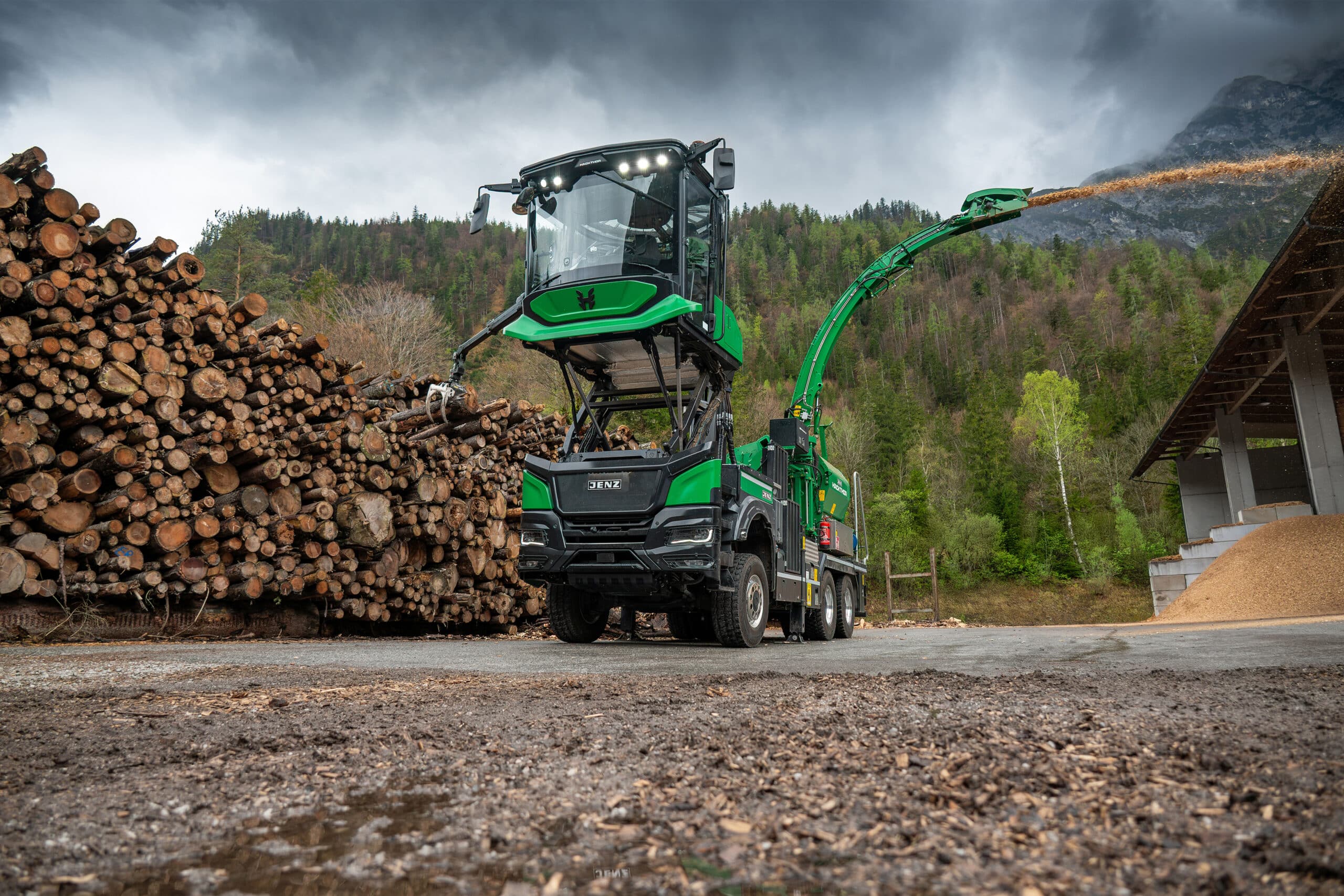 Sloophout versnipperen: van compacte kracht tot chippertrucks 3