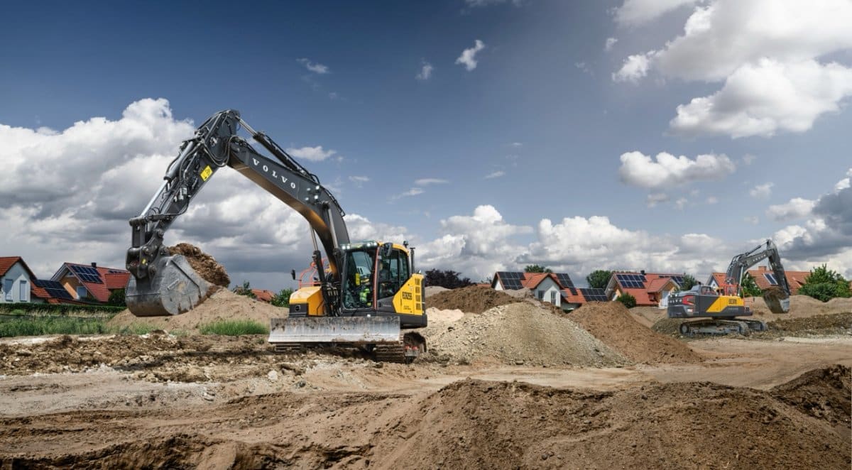 Volvo ECR255 graafmachine: Krachtpatser voor stedelijke infrastructuur