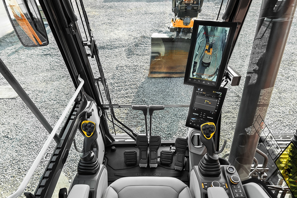 Develon tilt veiligheid naar een hoger niveau met optionele slimme technologie voor de -9 serie 1